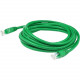 AddOn Cat.6 UTP Patch Network Cable - 12 ft Category 6 Network Cable for Patch Panel, Hub, Switch, Media Converter, Router, Network Device - First End: 1 x RJ-45 Male Network - Second End: 1 x RJ-45 Male Network - Patch Cable - 28 AWG - Green - 1 ADD-12FC