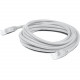 AddOn Cat.5e UTP Patch Network Cable - 15 ft Category 5e Network Cable for Network Device - First End: 1 x RJ-45 Male Network - Second End: 1 x RJ-45 Male Network - Patch Cable - 24 AWG - White - 1 ADD-15FCAT5E-WE