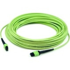 AddOn Fiber Optic Network Cable - 65.62 ft Fiber Optic Network Cable for Network Device - First End: 1 x MPO-16 Female Network - Second End: 1 x MPO-16 Female Network - Patch Cable - Lime Green - 1 Pack ADD-16FMPOMPO-20M5OM5