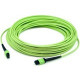 AddOn Fiber Optic Network Cable - 6.56 ft Fiber Optic Network Cable for Network Device - First End: 1 x MPO Female Network - Second End: 1 x MPO Female Network - Patch Cable - 50 &micro;m - Lime Green - 1 Pack ADD-16FMPOMPO-2M5OM5