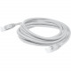 AddOn Cat.6a UTP Patch Network Cable - 1 ft Category 6a Network Cable for Network Device - First End: 1 x RJ-45 Male Network - Second End: 1 x RJ-45 Male Network - Patch Cable - 24 AWG - White - 1 ADD-1FCAT6A-WE