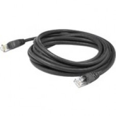 AddOn 1.5ft RJ-45 (Male) to RJ-45 (Male) Black Cat6A Straight Shielded Twisted Pair PVC Copper Patch Cable - 100% compatible and guaranteed to work ADD1.5FCAT6ASBK