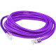 AddOn 25ft RJ-45 (Male) to RJ-45 (Male) Purple Cat5e UTP PVC Copper Patch Cable - 25 ft Category 5e Network Cable for Network Device, Patch Panel, Hub, Switch, Media Converter, Router - First End: 1 x RJ-45 Male Network - Second End: 1 x RJ-45 Male Networ