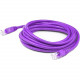 AddOn Cat.6 UTP Patch Network Cable - 3 ft Category 6 Network Cable for Network Device - First End: 1 x RJ-45 Male Network - Second End: 1 x RJ-45 Male Network - Patch Cable - 24 AWG - Purple - 1 ADD-3FSLCAT6-PE