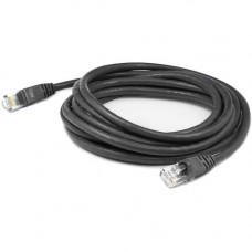 AddOn Cat.6a UTP Patch Network Cable - 25 ft Category 6a Network Cable for Hub, Switch, Media Converter, Router, Patch Panel - First End: 1 x RJ-45 Male Network - Second End: 1 x RJ-45 Male Network - Patch Cable - Black - 1 Pack ADD-25FCAT6A-BK