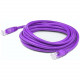 AddOn 5ft RJ-45 (Male) to RJ-45 (Male) Purple Cat6 STP PVC Copper Patch Cable - 5 ft Category 6 Network Cable for Network Device - First End: 1 x RJ-45 Male Network - Second End: 1 x RJ-45 Male Network - Patch Cable - Shielding - 24 AWG - Purple - 1 ADD-5