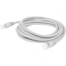 AddOn Cat.6 UTP Network Cable - 25 ft Category 6 Network Cable for Patch Panel, Hub, Switch, Media Converter, Router, Network Device - First End: 1 x RJ-45 Male Network - Second End: 1 x RJ-45 Male Network - Patch Cable - White - 1 Pack ADD-25FCAT6-WE