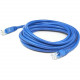 AddOn 6in RJ-45 (Male) to RJ-45 (Male) Straight Blue Cat6A UTP PVC Copper Patch Cable - 6" Category 6a Network Cable for Network Device - First End: 1 x RJ-45 Male Network - Second End: 1 x RJ-45 Male Network - Patch Cable - 24 AWG - Blue - 1 ADD-0-5