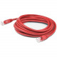AddOn 30ft RJ-45 (Male) to RJ-45 (Male) Straight Red Cat6 UTP PVC Copper Patch Cable - 30 ft Category 6 Network Cable for Network Device - First End: 1 x RJ-45 Male Network - Second End: 1 x RJ-45 Male Network - Patch Cable - 24 AWG - Red - 1 ADD-30FCAT6-
