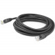AddOn 6ft RJ-45 (Male) to RJ-45 (Male) Black Cat6 STP PVC Copper Patch Cable - 6 ft Category 6 Network Cable for Patch Panel, Hub, Switch, Media Converter, Router, Network Device - First End: 1 x RJ-45 Male Network - Second End: 1 x RJ-45 Male Network - P