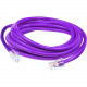 AddOn 3ft RJ-45 (Male) to RJ-45 (Male) Purple Cat5e UTP PVC Copper Patch Cable - 3 ft Category 5e Network Cable for Patch Panel, Hub, Switch, Media Converter, Router, Network Device - First End: 1 x RJ-45 Male Network - Second End: 1 x RJ-45 Male Network 