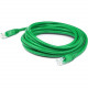 AddOn 3ft RJ-45 (Male) to RJ-45 (Male) Straight Green Cat6 UTP PVC Copper Patch Cable - 3 ft Category 6 Network Cable for Network Device - First End: 1 x RJ-45 Male Network - Second End: 1 x RJ-45 Male Network - Patch Cable - 24 AWG - Green - 1 ADD-3FCAT6