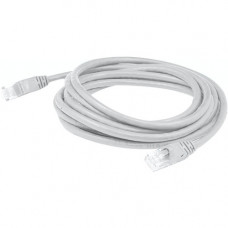 AddOn Cat.6 UTP Patch Network Cable - 14 ft Category 6 Network Cable for Network Device, Patch Panel, Hub, Switch, Media Converter, Router - First End: 1 x RJ-45 Male Network - Second End: 1 x RJ-45 Male Network - Patch Cable - 24 AWG - White - 1 ADD-14FS