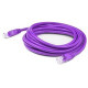 AddOn 3ft RJ-45 (Male) to RJ-45 (Male) Purple Cat6A UTP PVC Copper Patch Cable - 3 ft Category 6a Network Cable for Patch Panel, Hub, Switch, Media Converter, Router, Network Device - First End: 1 x RJ-45 Male Network - Second End: 1 x RJ-45 Male Network 
