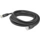 AddOn 40ft RJ-45 (Male) to RJ-45 (Male) Snagless Gray Cat6A UTP PVC Copper Patch Cable - 40 ft Category 6a Network Cable for Network Device, Patch Panel, Hub, Switch, Media Converter, Router - First End: 1 x RJ-45 Male Network - Second End: 1 x RJ-45 Male