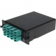 AddOn 4-Bay Cassette 2x 12-Fiber MPO In, 8 LC Duplex Out, Multi-mode Duplex OM4 - 8 x Duplex ADD-4BAYC2MP8LCDM4