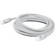 AddOn 4ft RJ-45 (Male) to RJ-45 (Male) Straight White Cat6A UTP PVC Copper Patch Cable - 4 ft Category 6a Network Cable for Network Device - First End: 1 x RJ-45 Male Network - Second End: 1 x RJ-45 Male Network - Patch Cable - 24 AWG - White - 1 ADD-4FCA