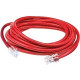 AddOn Cat.6 Network Cable - 11.81" Category 6 Network Cable for Patch Panel, Hub, Switch, Media Converter, Router, Network Device - First End: 1 x RJ-45 Male Network - Second End: 1 x RJ-45 Male Network - Patch Cable - Shielding - Red - 1 Pack ADD-1F