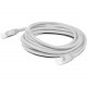 AddOn Cat.6 UTP Patch Network Cable - 2 ft Category 6 Network Cable for Network Device - First End: 1 x RJ-45 Male Network - Second End: 1 x RJ-45 Male Network - Patch Cable - 24 AWG - White - 1 ADD-2FSLCAT6-WE