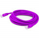 AddOn Cat.6a UTP Patch Network Cable - 5 ft Category 6a Network Cable for Network Device - First End: 1 x RJ-45 Male Network - Second End: 1 x RJ-45 Male Network - Patch Cable - 24 AWG - Purple - 1 ADD-5FCAT6A-PE