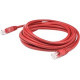 AddOn 5.5ft RJ-45 (Male) to RJ-45 (Male) Red Cat6A Straight Shielded Twisted Pair PVC Copper Patch Cable - 100% compatible and guaranteed to work ADD5.5FCAT6ASRD
