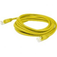 AddOn Cat.5e UTP Network Cable - 2.99 ft Category 5e Network Cable for Network Device - First End: 1 x RJ-45 Male Network - Second End: 1 x RJ-45 Male Network - Patch Cable - Yellow - 1 Pack ADD-3FCAT5E-YW