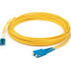 AddOn 1m ASC (Male) to ALC (Male) Yellow OS1 Duplex Fiber OFNR (Riser-Rated) Patch Cable - 100% compatible and guaranteed to work ADD-ASC-ALC-1M9SMF