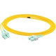 AddOn 2m ASC (Male) to ASC (Male) Yellow OS1 Duplex Fiber OFNR (Riser-Rated) Patch Cable - 100% compatible and guaranteed to work - TAA Compliance ADD-ASC-ASC-2M9SMF