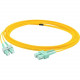 AddOn 5m ASC (Male) to ASC (Male) Yellow OS1 Duplex Fiber OFNR (Riser-Rated) Patch Cable - 100% compatible and guaranteed to work ADD-ASC-ASC-5M9SMF