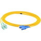 AddOn 2m ASC (Male) to SC (Male) Yellow OS1 Simplex Fiber OFNR (Riser-Rated) Patch Cable - 100% compatible and guaranteed to work - TAA Compliance ADD-ASC-SC-2MS9SMF