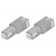 AddOn 2-Pack 10dB fixed Male to Female SC/UPC SMF OS1 Simplex fiber Attenuator - 100% compatible and guaranteed to work - RoHS, TAA Compliance ADD-ATTN-SCPC-10DB