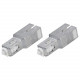 AddOn 2-Pack 15dB fixed Male to Female SC/UPC SMF OS1 Simplex fiber Attenuator - 100% compatible and guaranteed to work - RoHS, TAA Compliance ADD-ATTN-SCPC-15DB