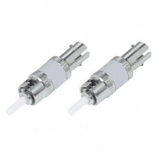 AddOn 2-Pack 15dB fixed Male to Female ST/UPC SMF OS1 Simplex fiber Attenuator - 100% compatible and guaranteed to work - RoHS, TAA Compliance ADD-ATTN-STPC-15DB