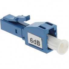 AddOn 6dB Fixed LC Male to LC Female OS1 SMF Simplex Fiber Attenuator - 1 Pack - 1 x LC Male Network - 1 x LC Female Network ADD-ATTNS-LCPC-6DB