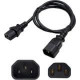 AddOn 1.8m (6ft) C14 to C13 14AWG 100-250V Power Extension Cable - 100% compatible and guaranteed to work - TAA Compliance ADD-C132C1414AWG6FT