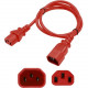 AddOn Power Extension Cord - For General Purpose - 250 V AC / 10 A - Red - 1 ADD-C132C1418AWG2FRD