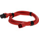 AddOn Standard Power Cord - For Computer - Red - 6 ft Cord Length - 1 ADD-C13LK2C14LK14AWG6FTRD