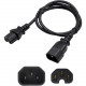 AddOn Standard Power Cord - 250 V / 10 A - Black - 15 ft Cord Length - 1 ADD-C142C1514AWG15FT