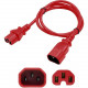 AddOn Power Extension Cord - 120 V AC / 10 A, 230 V AC - Red - 6 ft Cord Length - 1 ADD-C142C1514AWG6FTRD