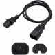 AddOn Standard Power Cord - 250 V / 10 A - Black - 8 ft Cord Length - 1 ADD-C142C1514AWG8FT