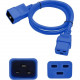AddOn Standard Power Cord - For Computer - 120 V / 10 A, 230 V - Blue - 3 ft Cord Length - 1 ADD-C192C2016AWG3FTBLU
