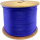 AddOn 1000ft Non-Terminated Blue Cat5e UTP Riser-Rated Copper Patch Cable - 1000 ft Category 5e Network Cable for Network Device - Bare Wire - Bare Wire - 1 Gbit/s - Patch Cable - Blue - 1 Pack ADD-CAT5E1KR-BE