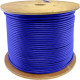 AddOn Cat.5e UTP Patch Network Cable - 1000 ft Category 5e Network Cable for Network Device, Patch Panel, Hub, Switch, Media Converter, Router, Computer - Bare Wire - Bare Wire - Patch Cable - Plenum, OFNP - 24 AWG - Blue - 1 ADD-CAT5EBULK1KPSD-BE