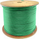AddOn 1000ft Non-Terminated Green Cat6A STP Plenum-Rated Copper Patch Cable - 1000 ft Category 6a Network Cable for Network Device - Bare Wire - Bare Wire - Patch Cable - Shielding - Plenum - 24 AWG - Green - 1 Pack ADD-CAT6A1KSP-GN