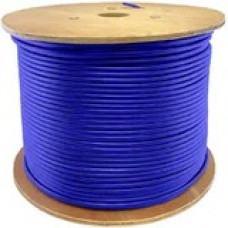 AddOn 1000ft Non-Terminated Blue Cat6 STP PVC Solid Copper Patch Cable - 1000 ft Category 6 Network Cable for Network Device - Bare Wire - Bare Wire - Patch Cable - Shielding - Blue - 1 Pack ADD-CAT6BULK1KSSD-BE