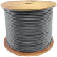 AddOn 1000ft Non-Terminated Gray Cat6 UTP PVC Copper Patch Cable - 1000 ft Category 6 Network Cable for Patch Panel, Hub, Switch, Media Converter, Router, Network Device - Bare Wire - Bare Wire - Patch Cable - 24 AWG - Gray - 1 ADD-CAT6USBULK1K-GY