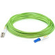 AddOn Fiber Optic Duplex Network Cable - 65.62 ft Fiber Optic Network Cable for Network Device - First End: 2 x CS Male Network - Second End: 2 x LC Male Network - Patch Cable - Lime Green - 1 Pack ADD-CS-LC-20M5OM5