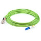 AddOn Fiber Optic Duplex Patch Network Cable - 23 ft Fiber Optic Network Cable for Network Device - First End: 2 x SC Male Network - Second End: 2 x CS Male Network - Patch Cable - OFNR - 50 &micro;m - Lime Green - 1 Pack ADD-CS-SC-7M5OM5
