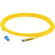 AddOn 5m FC (Male) to LC (Male) Yellow OS1 Simplex Fiber OFNR (Riser-Rated) Patch Cable - 100% compatible and guaranteed to work - TAA Compliance ADD-LC-FC-5MS9SMF