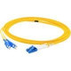 AddOn 4m FC (Male) to LC (Male) Yellow OS1 Duplex Fiber OFNR (Riser-Rated) Patch Cable - 100% compatible and guaranteed to work ADD-LC-FC-4M9SMF